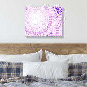 Helle lila Kreise Leinwanddruck (Insitu (Schlafzimmer))