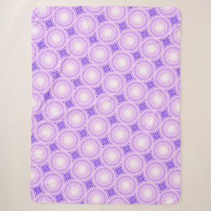 Helle lila Kreise Sherpadecke