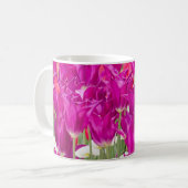 Helle Lila rosa Stellen Kaffeetasse (Vorderseite Links)