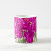 Helle Lila rosa Stellen Kaffeetasse (Mittel)