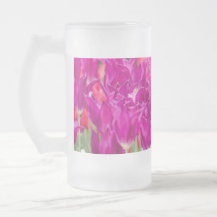 Helle Lila rosa Stellen Mattglas Bierglas