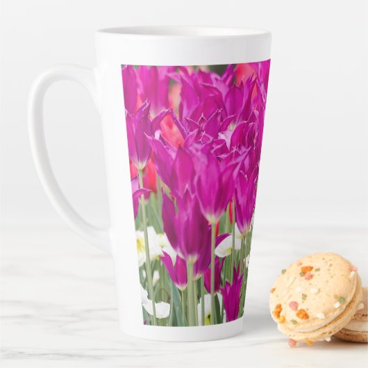 Helle Lila rosa Stellen Milchtasse (Beispiel)