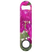 Helle Lila rosa Stellen Speed Flaschenöffner (Rückseite)
