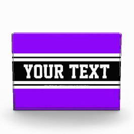 Helle Lila Schwarz-weiße Racing Stripes für den Te Fotoblock