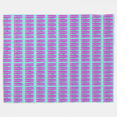 Helle lila Skis auf blauer Decke (Vorderseite (Horizontal))