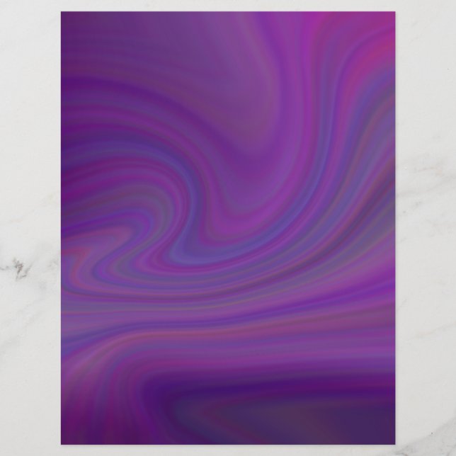 Helle Lila Wirbel Scrapbook Paper (Vorderseite)