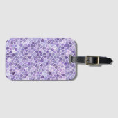 Helle Lilac und Lila Cobbled Patchwork Terrazo Pa Gepäckanhänger (Vorderseite (Horizontal))