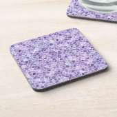 Helle Lilac und Lila Cobbled Patchwork Terrazo Pa Getränkeuntersetzer (Linke Seite)