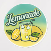 Helle Limonade Sticker - Spaß Sommerfrische (Design 1)