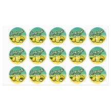 Helle Limonade Sticker - Spaß Sommerfrische