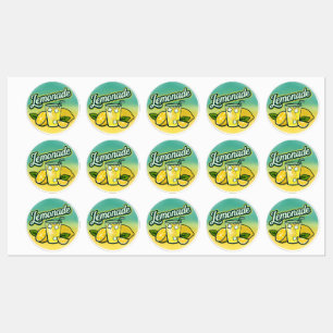 Helle Limonade Sticker - Spaß Sommerfrische