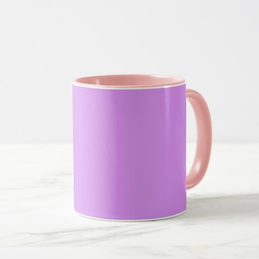 Helle Linse (Vollfarbe) Tasse (VorderseiteRechts)