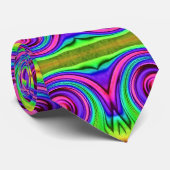 helle Locken Krawatte (Gerollt)