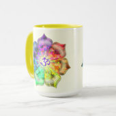 Helle Lotus Tasse (Vorderseite Links)