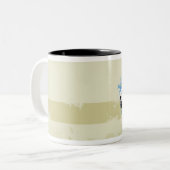 Helle Lowrider-Tasse Zweifarbige Tasse (Vorderseite Links)