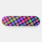 Helle Madras-Karu-Rainbow-Check Skateboard (Horizontal)