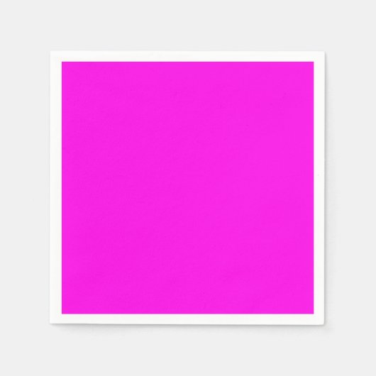 Helle Magenta Solid Color Serviette (Vorderseite)