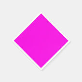 Helle Magenta Solid Color Serviette (Ecke)