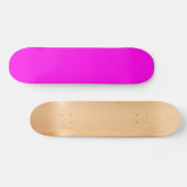 Helle Magenta Solid Color Skateboard (Horizontal)