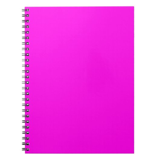 Helle Magenta (solide Farbe) Notizblock (Vorderseite)