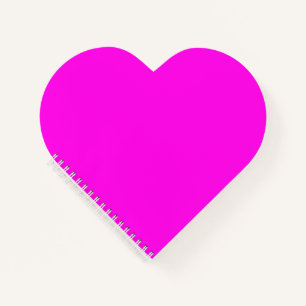  Helle Magenta (solide Farbe)  Notizblock