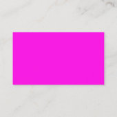 Helle Magenta (solide Farbe) Platzkarte (Rückseite)