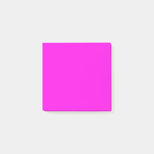  Helle Magenta (solide Farbe)  Post-it Klebezettel (Vorderseite)