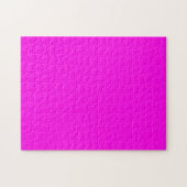 Helle Magenta (solide Farbe) Puzzle (Horizontal)
