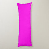 Helle Magenta (solide Farbe) Seitenschläferkissen (Rückseite (Vertikal))