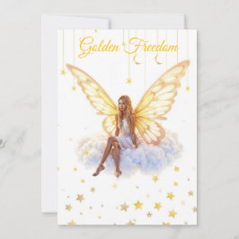 Helle Märchenschmetterlingsflügel sanfte Schönheit Einladung