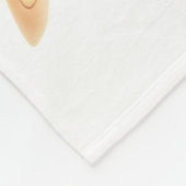 Helle Märchenschmetterlingsflügel sanfte Schönheit Fleecedecke (Ecke)