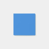 Helle Marine blau (Vollfarbe) Post-it Klebezettel (Vorderseite)