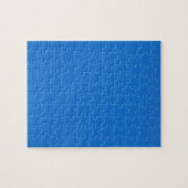 Helle Marine blau (Vollfarbe) Puzzle (Horizontal)
