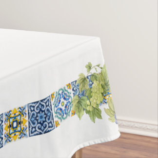 Helle mediterrane sizilianische Küche Tischdecke
