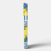 Helle mediterrane sizilianische Tiles Citrus Lemon Case-Mate iPhone Hülle (Rückseite / Links)