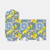 Helle mediterrane sizilianische Tiles Citrus Lemon Geschenkschachtel (Ungefaltet)