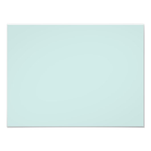 Helle Meeresfauna Blaue Farbe Trend Meeresfosse Fotodruck (Vorne)