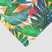 Helle Mehrfarbenpalmblätter Seidenpapier (Ausschnitt)