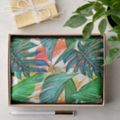 Helle Mehrfarbenpalmblätter Seidenpapier (Geschenk)