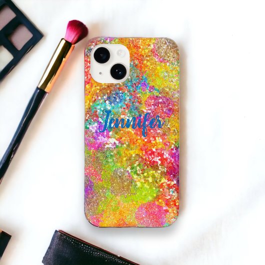 Helle, mehrfarbige Glitzern kundenspezifisch Case-Mate iPhone Hülle