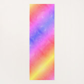 Helle, mehrfarbige Regenbogenfrost 2 auf der ander Yogamatte (Rückseite)