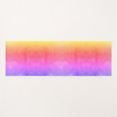 Helle, mehrfarbige Regenbogenfrost 2 auf der ander Yogamatte (Vorderseite (Horizontal))