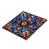 Helle mexikanische Blume Design Keramik Tile Fliese (Seite)