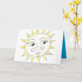 Helle, mit Augen Mitteilungskarten (Gelbe Blume)