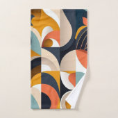 Helle Mitte des modernen Jahrhunderts Badhandtuch Set (Handtuch)