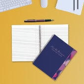 Helle moderne Abstrakt Teacher's Spiral Notebook Notizblock