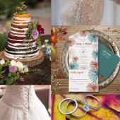 Helle moderne Abstrakte, dunkle Aquamarine Kupfer  Save The Date