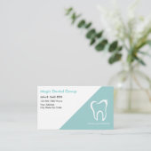 Helle, moderne Dentin Business Cards Visitenkarte (Stehend Vorderseite)
