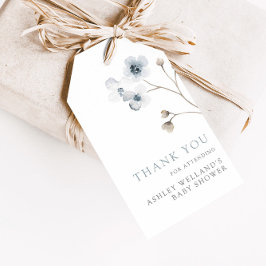 Helle moderne, einfache Blumenspülung - Tag Geschenkanhänger