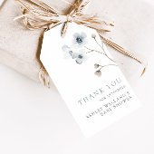 Helle moderne, einfache Blumenspülung - Tag Geschenkanhänger